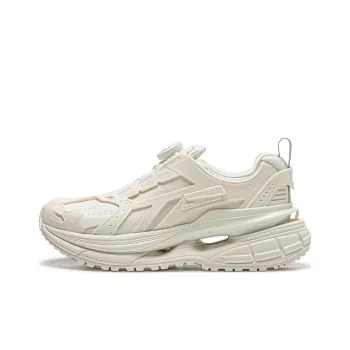 LiNing Project* STARLIT Anti Slip Wear Resistant Low Top Casual Shoes Women's Ecru