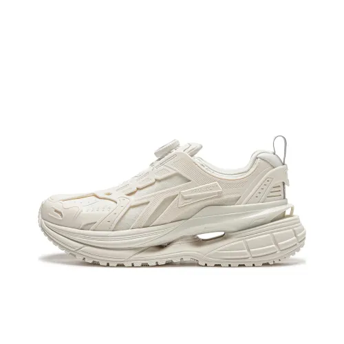 LiNing Project* STARLIT Anti Slip Wear Resistant Low Top Casual Shoes Women's Ecru