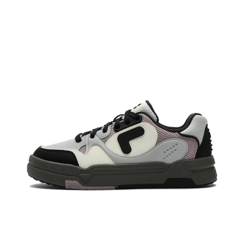 FILA FUSION Bank Skate Shoes 'Grey Pink Black' Women's-0