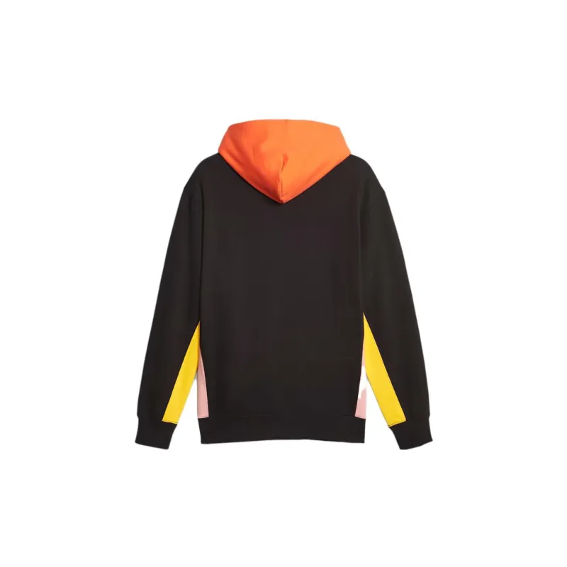 PUMA ESS Sweatshirts Men Black Orange-1