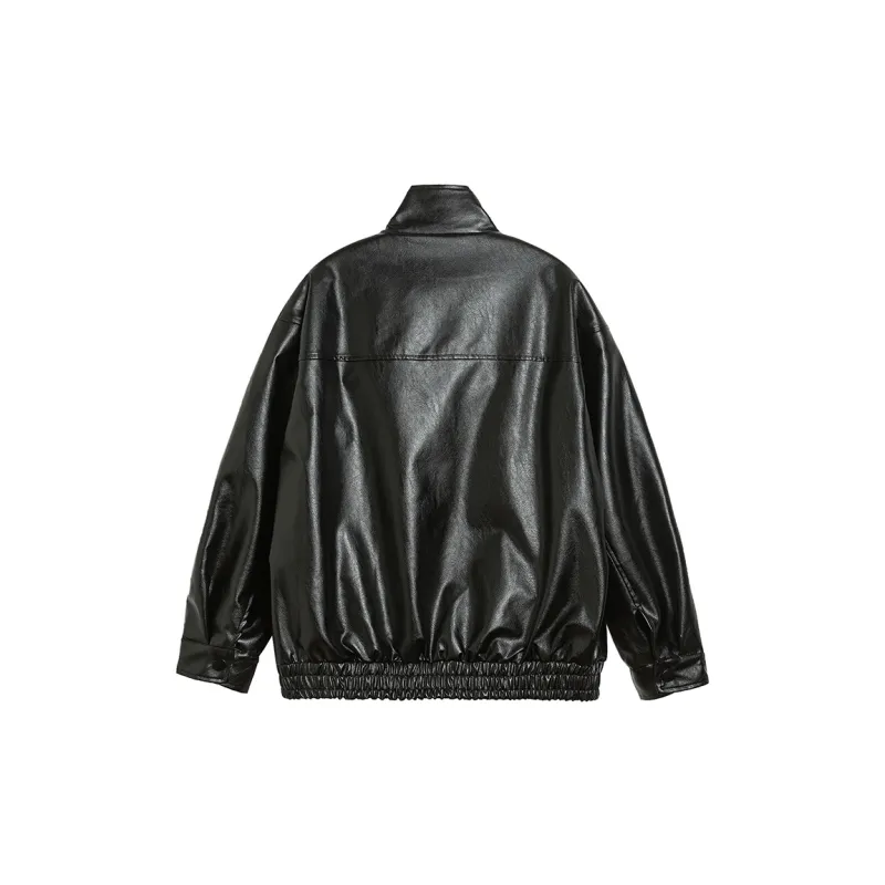 ICH MODE Leather Jackets Unisex-9