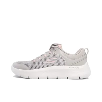 Skechers Go Walk Fle Anti Slip Wear Resistant Low Top Running Shoes Women's Gray