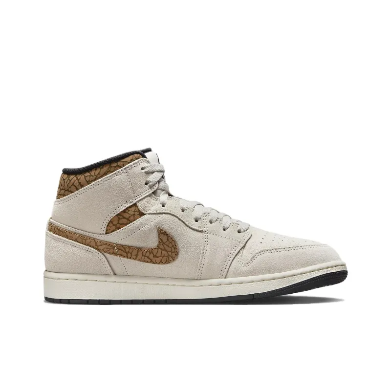 Air Jordan 1 Mid Se 'Brown Elephant'-1
