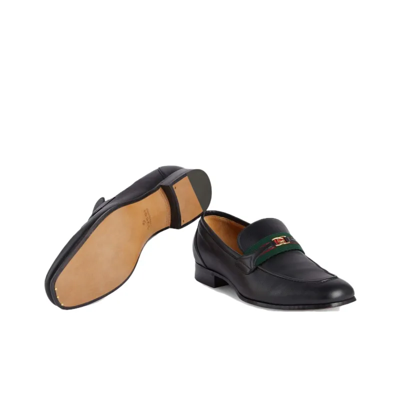 GUCCI Men's Casual Shoes Men Low Top Black-4
