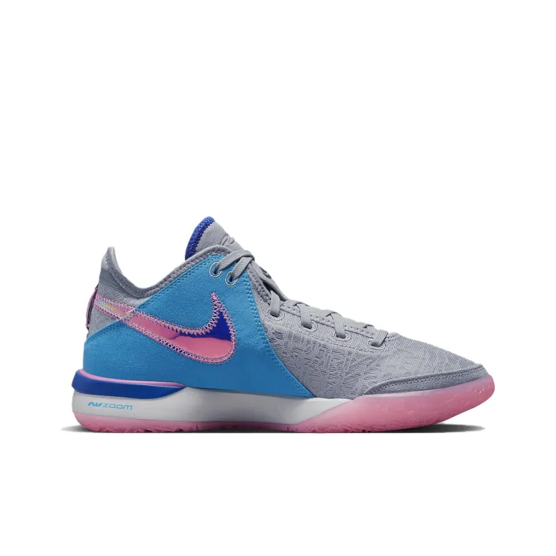 Nike Zoom LeBron Nxxt Gen 'Wolf Grey Pink Spell'-1