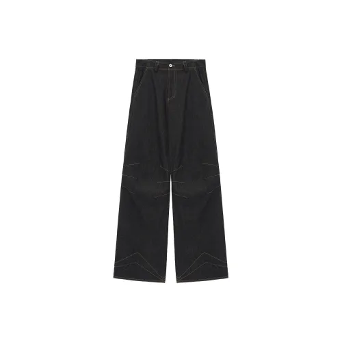 UNVESNO Casual Pants Unisex Black