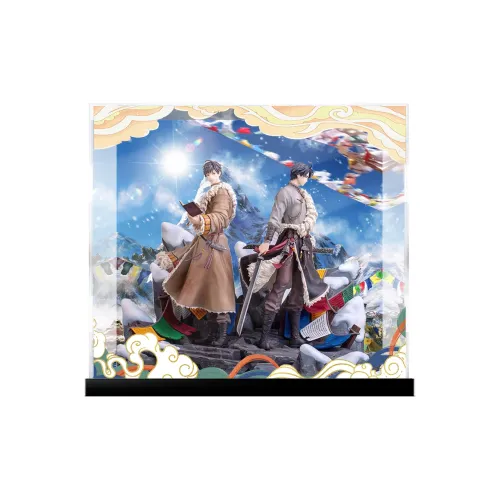 AOWOBOX Myethos The Lost Tomb Cang Hai Hua Zhang Qiling Wu Xie Cang Hai Fu Sheng Figure Display Case Model Accessories