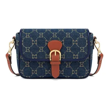 MashaLanti Denim Bags Shoulder Bag, Crossbody Bag Regular Women's Royal Blue