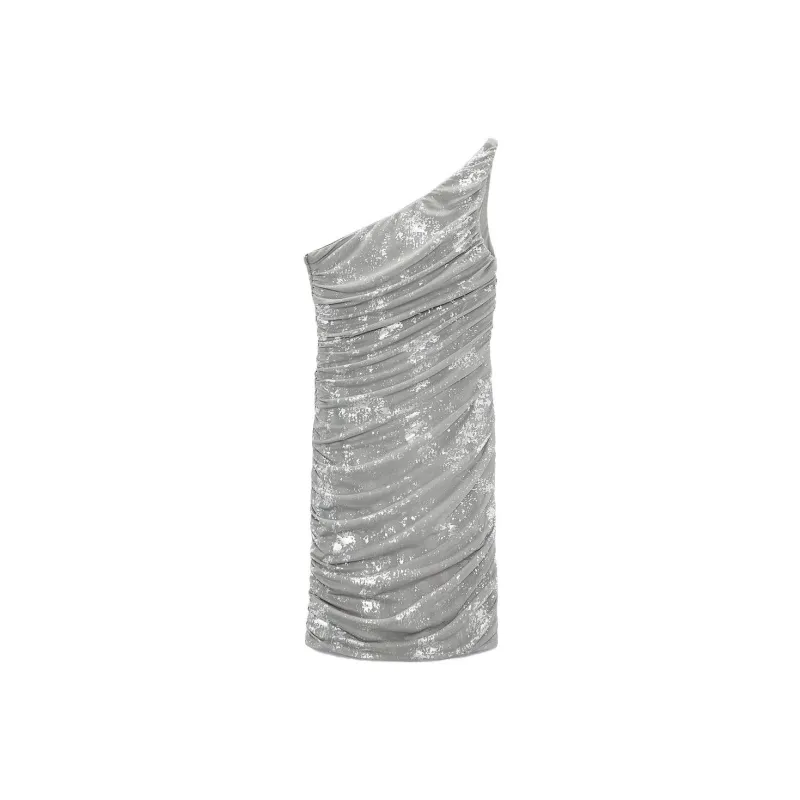 ZARA Sleeveless Dresses Women's Silver-1
