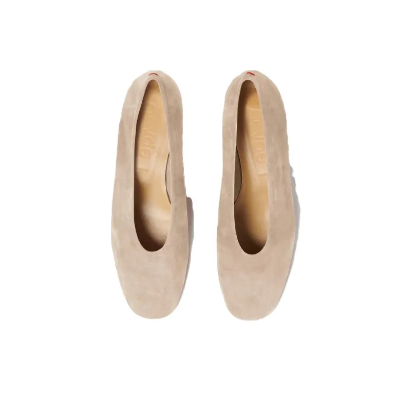Aeyde Casual Single Shoes 2.5cm Women's Light Brown-3