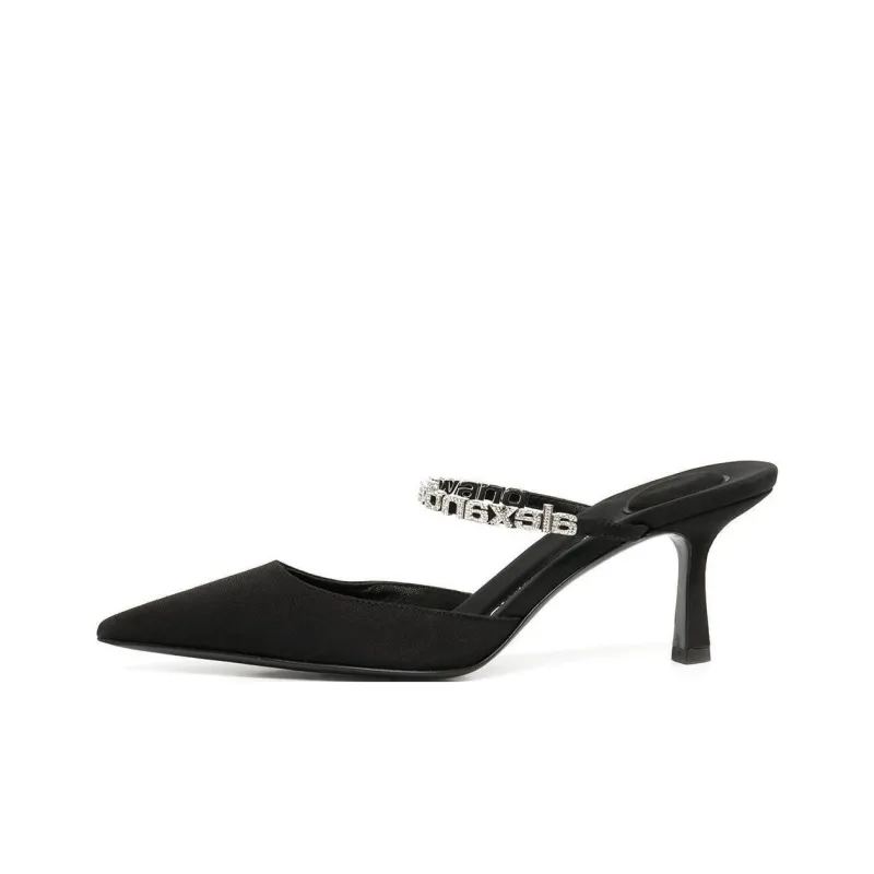 Alexander Wang Slip Resistant Wrap toe Slippers Women's Black-0