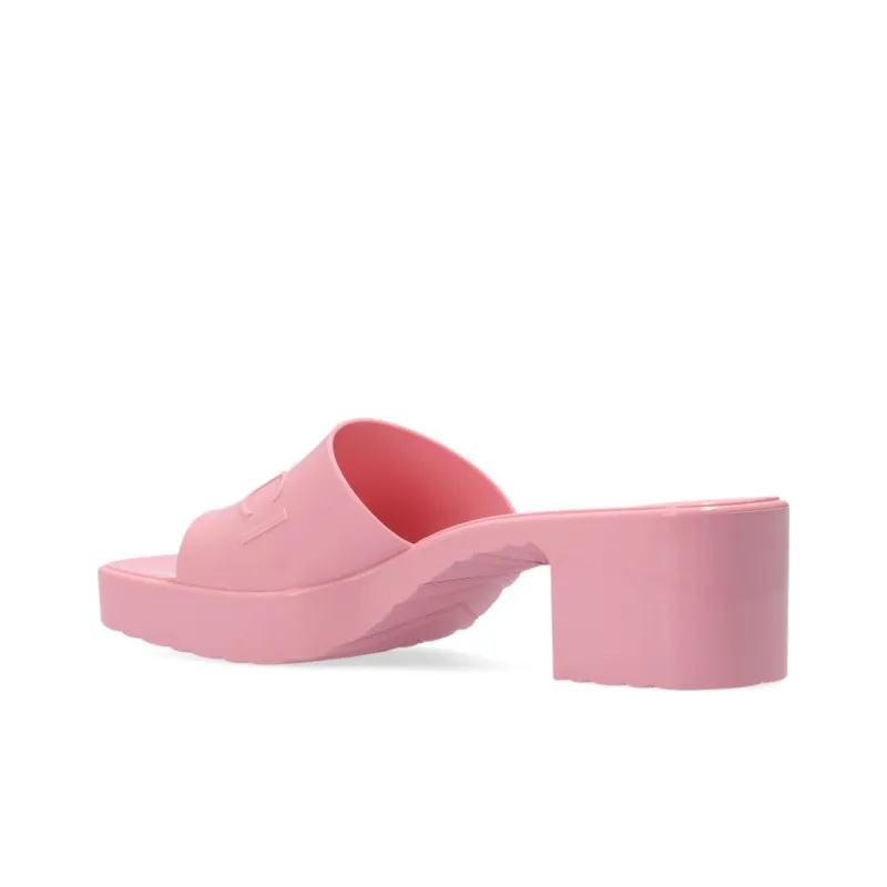 GUCCI Women's 60mm Slide Sandal 'Wild Rose' Women's-4