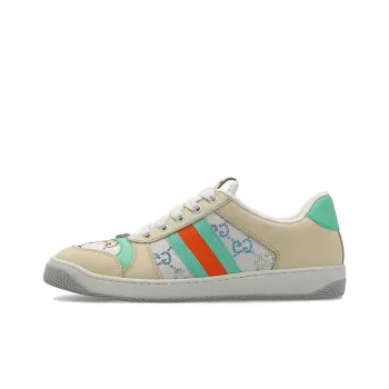 GUCCI Women's Screener 'GG Crystals Beige Green Orange' Women's