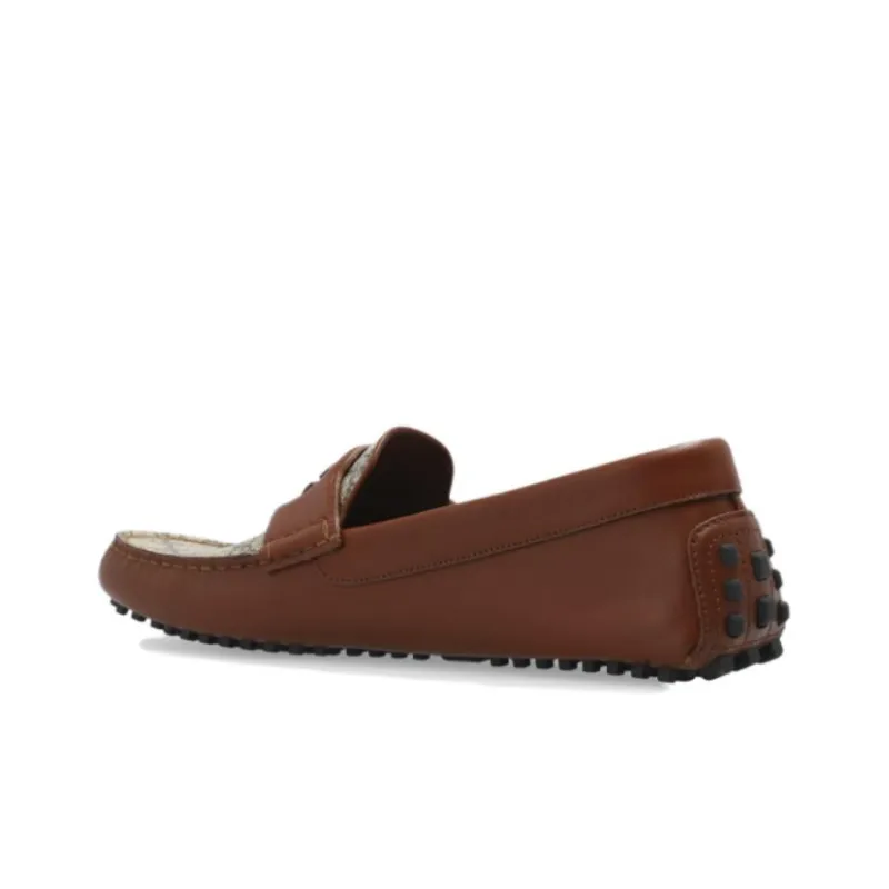 GUCCI Interlocking G Slip on Loafers-4