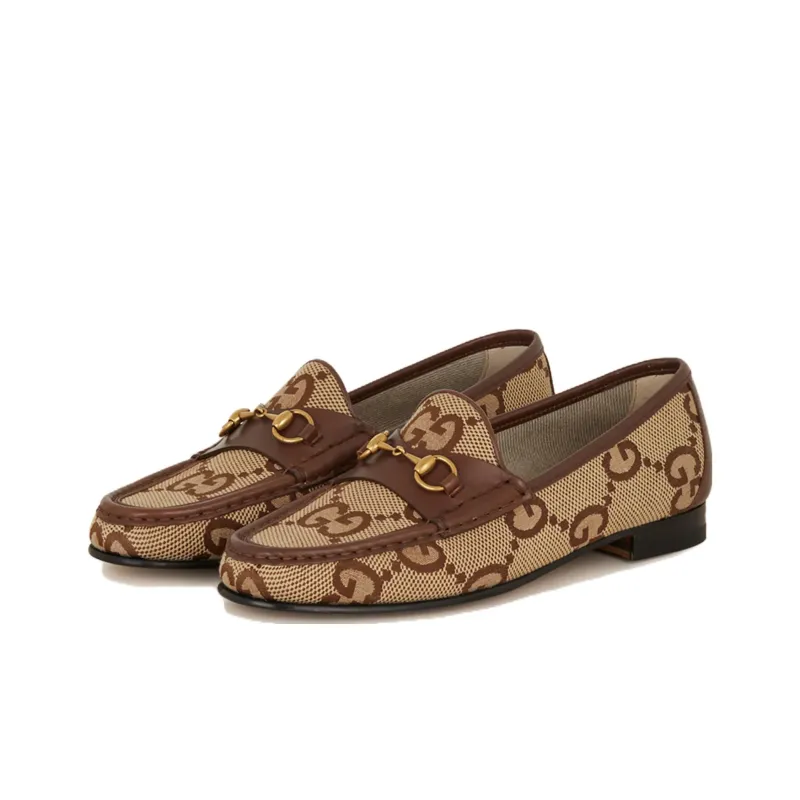 GUCCI Horsebit 1953 Monogram Loafers-1