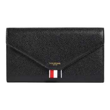 THOM BROWNE Logo Printed Envelope Continental Wallet