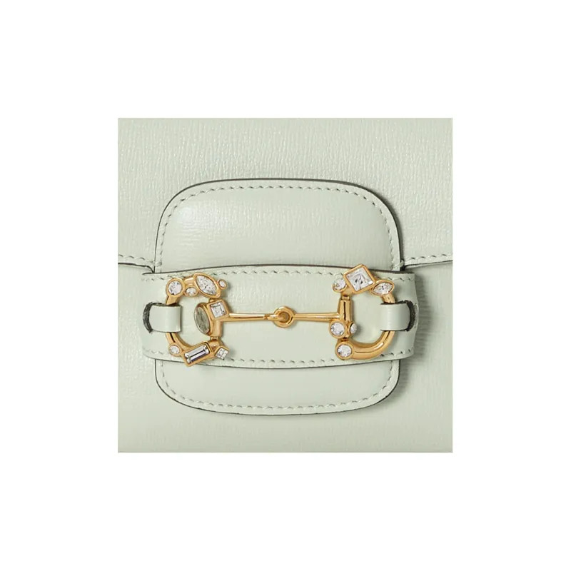 GUCCI Horsebit 1955 Leather Shoulder Bag, Baguette Bag, Crossbody Bag, Shoulder Bag Women's-8