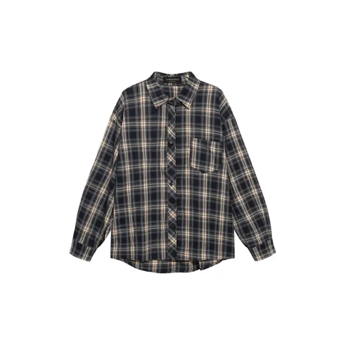 LOKUINTUS Shirts Women's Checkered Color