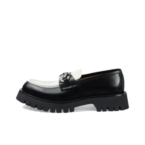 GUCCI Loafer 'Interlocking G - Black Off White'