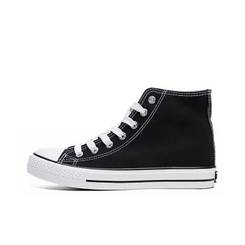 Warrior Wear resistant And Lightweight High Top Canvas Shoes Unisex Black