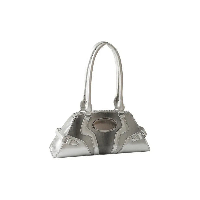 NOMK PU Cortex Small Square Bag, One Shoulder Handbag Regular Women's Multicolor-7