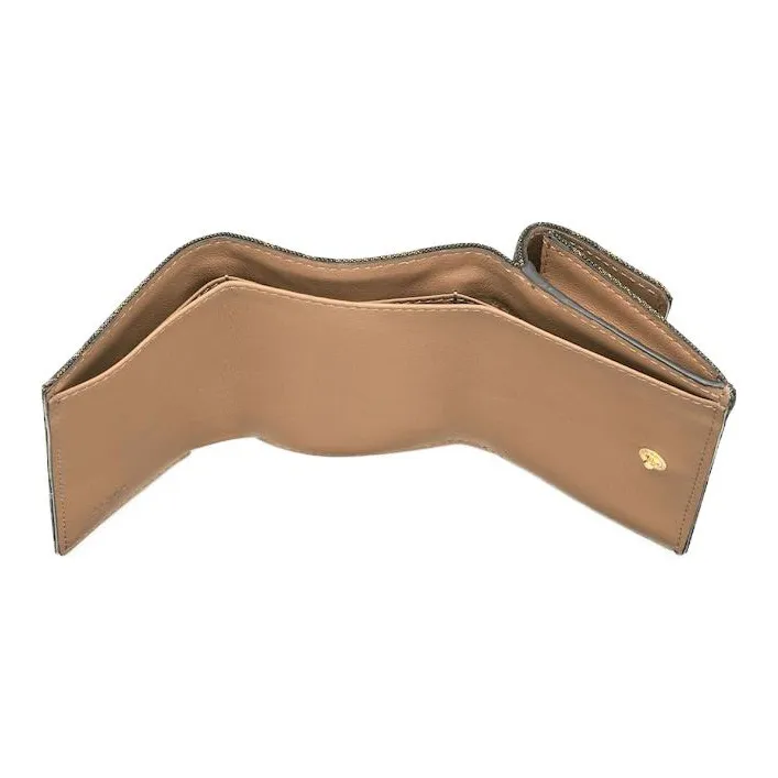 FENDI Fabric Wallet Women's Brown-2