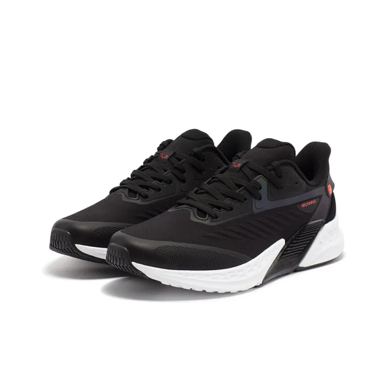 361° Volcano Rainproof Series Volcanic Rain Screen Anti-Slip Wear-Resistant Low-Top Running Shoes Men's Black Red-2