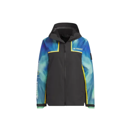 National Geographic X Adidas Windbreaker Jackets Women's Black