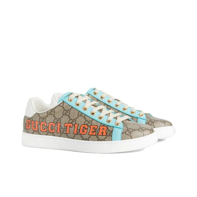 GUCCI Women's Ace Gg Supreme 'GUCCI Tiger Print' Women's-2
