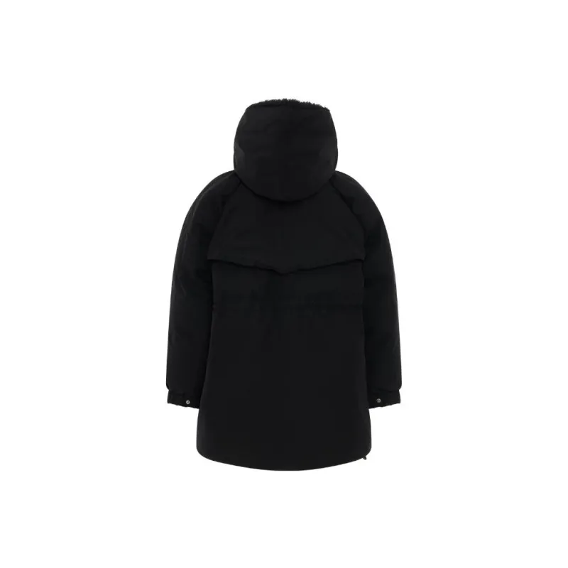 Sacai Zipped Hooded Drawstring Parka-1