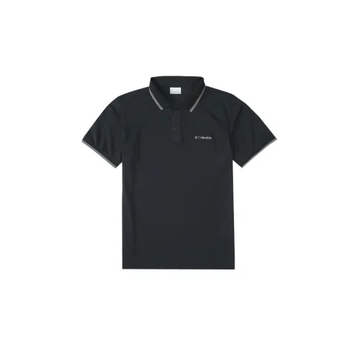 Columbia Polo Shirts Men Black