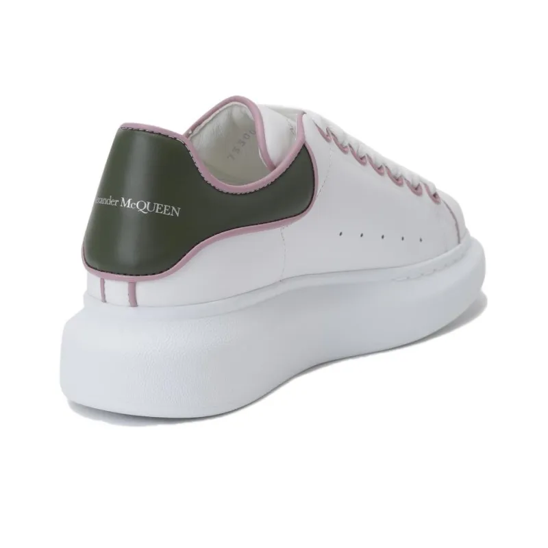 Alexander McQueen Oversized White Military Green Women's-3