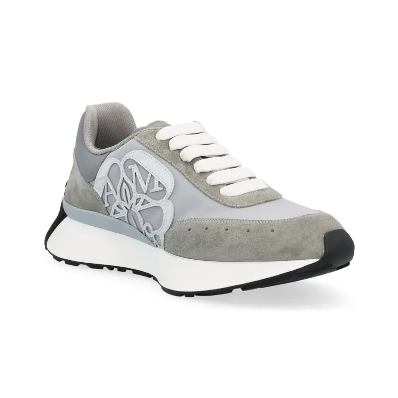 Alexander McQueen Sprint Runner Logo Embossed Sneakers-2