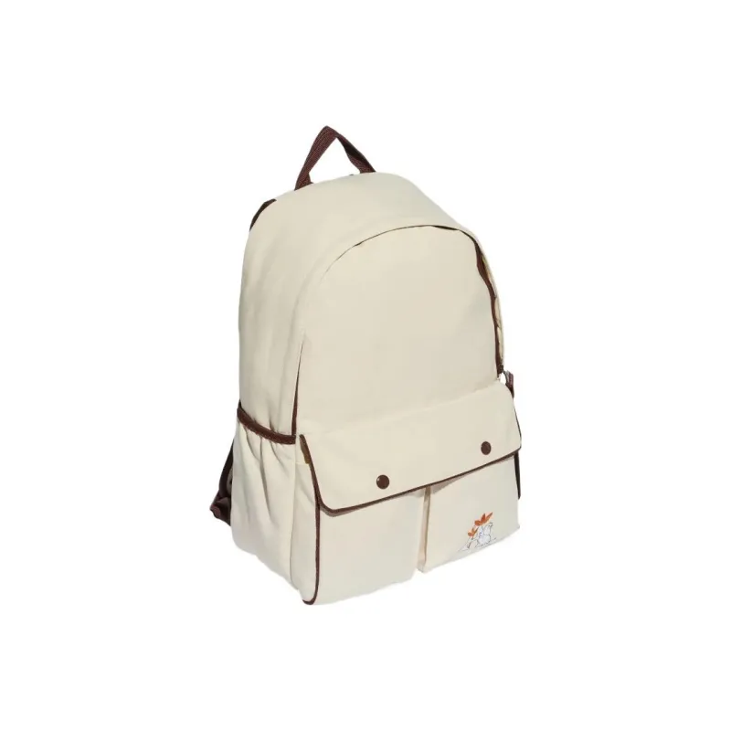 Adidas Originals Polyester Laptop Backpack Regular Unisex Beige-1