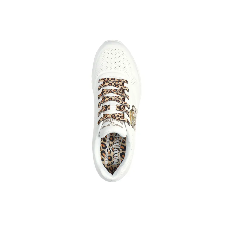 Snoop Dogg x Skechers Uno Slip Resistant Low Top Casual Shoes Men's White-2