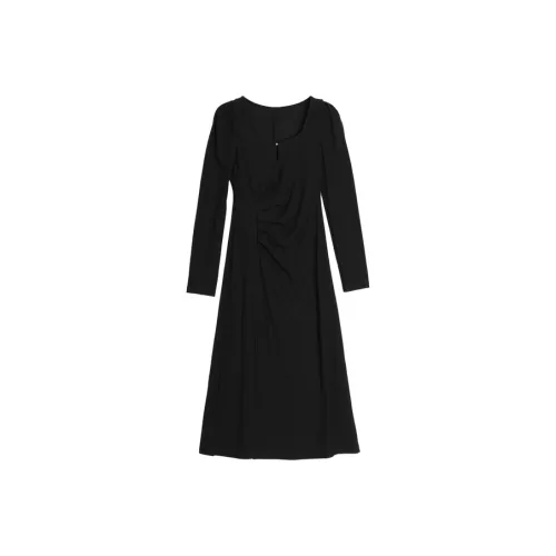 SETIROM Long-Sleeved Dresses Women's Black