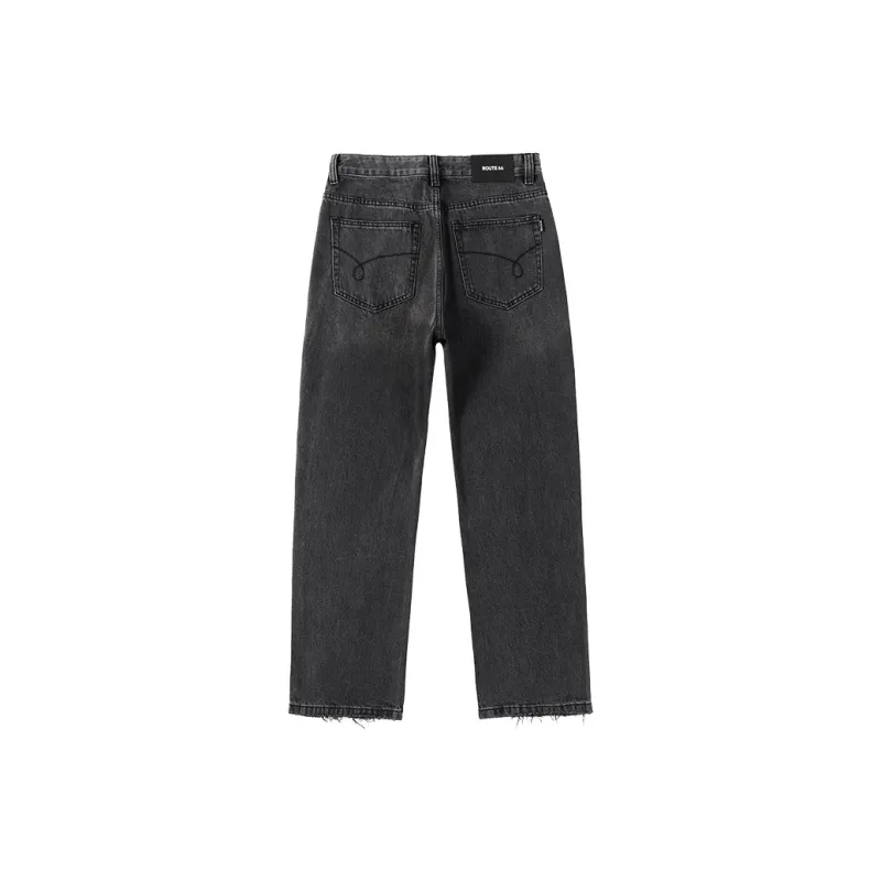 66/ROUTE 66 Jeans Unisex Black-1