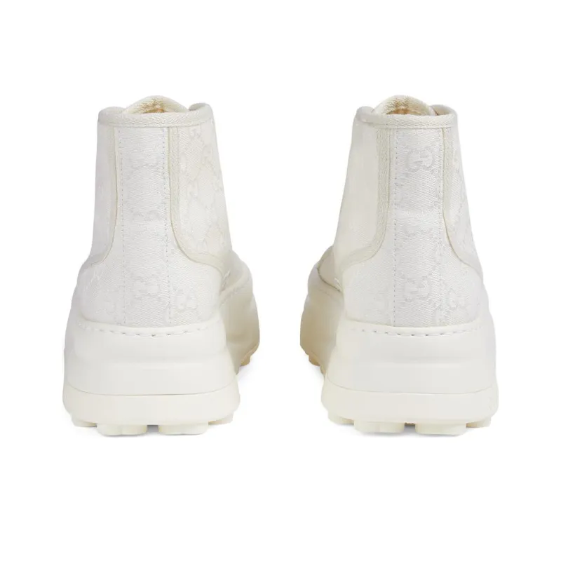 GUCCI Stylish Skateboarding Shoes Women's White-4
