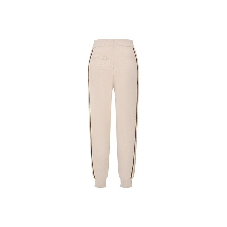 RARE Knitted Sweatpants Women's Camel-2