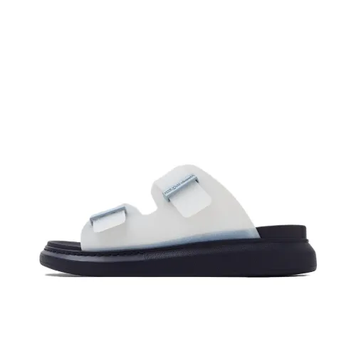 Alexander McQueen Hybrid Slide Slippers Men Marine Blue