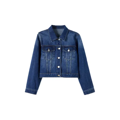 Pumpkin Valley Denim Jackets Women's Vintage Denim Blue