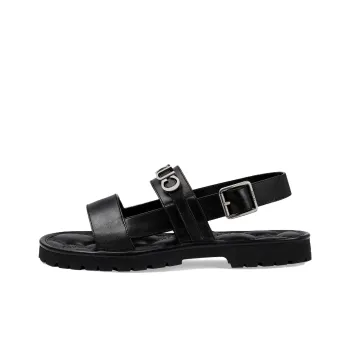 GUCCI One Strap Sandals Men's Black