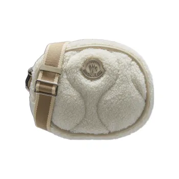 Moncler Fabric Shoulder Bag, Crossbody Bag Women's White