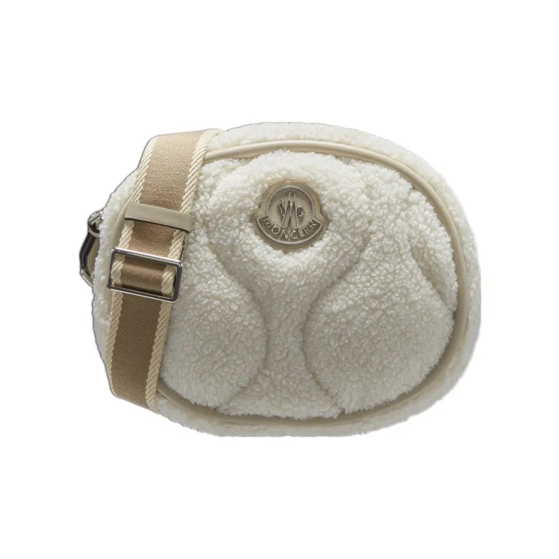 Moncler Fabric Shoulder Bag, Crossbody Bag Women's White-0
