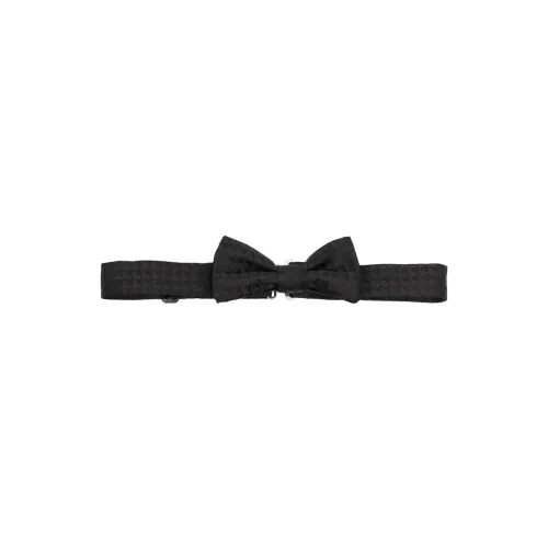 EMPORIO ARMANI Kids Silk Waffle-effect Bow-tie