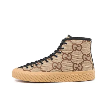 GUCCI Maxi Gg High Top Beige Ebony