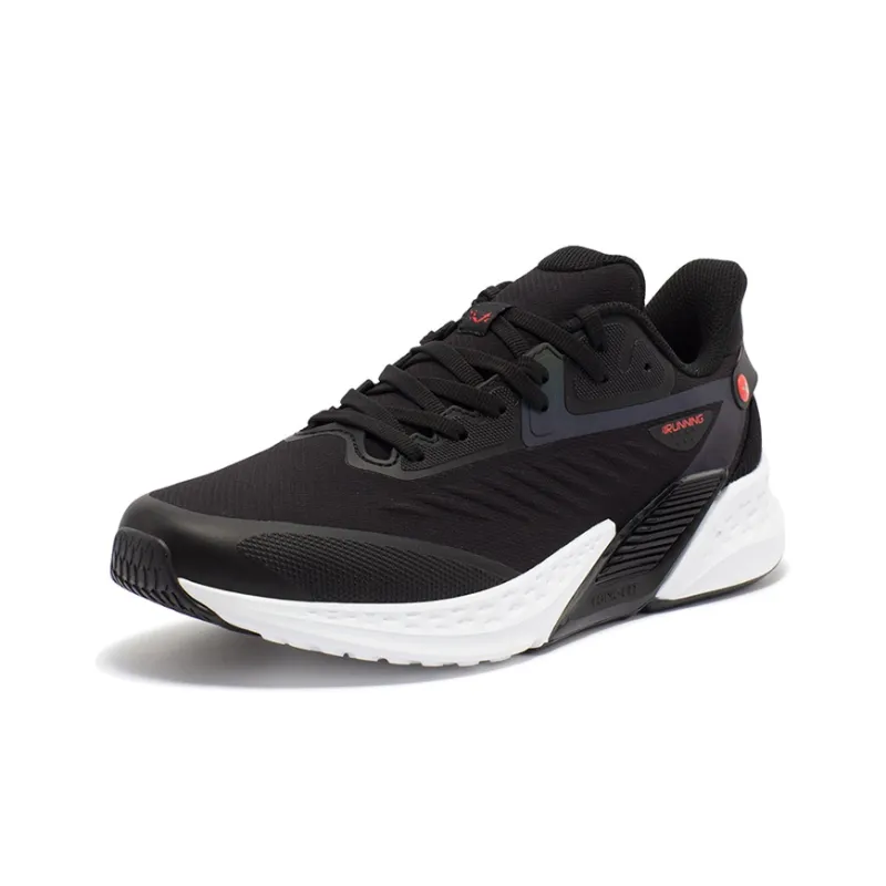 361° Volcano Rainproof Series Volcanic Rain Screen Anti-Slip Wear-Resistant Low-Top Running Shoes Men's Black Red-1