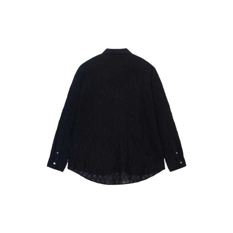 Stussy Lace Long Sleeve Shirt-1