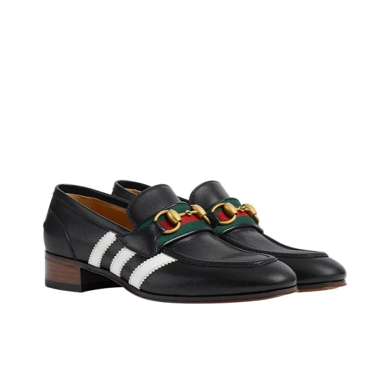 GUCCI Adidas X GUCCI Women's Loafer 'Black Leather' Women's-1