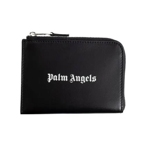 PALM ANGELS Logo-print Leather Cardholder